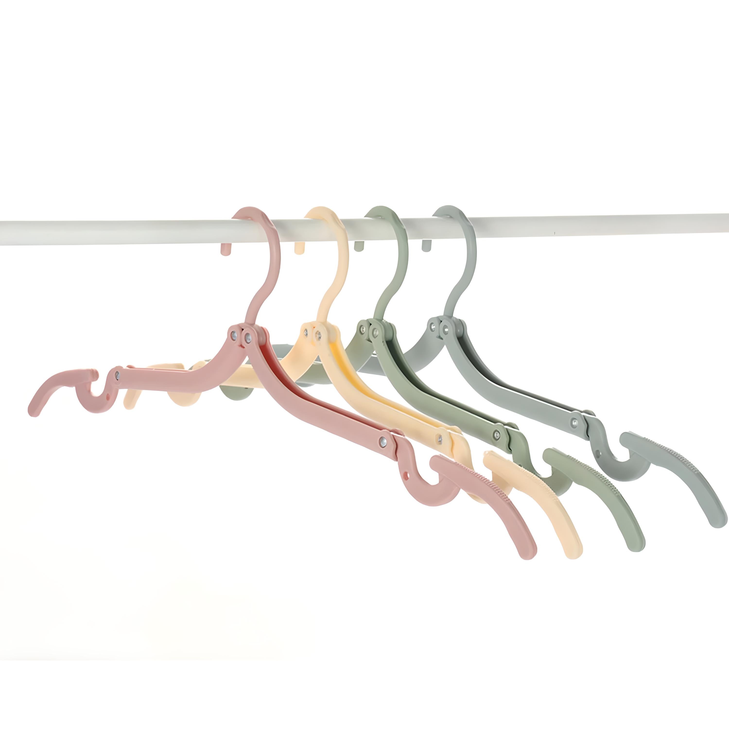 Foldable Travel Clothes Hangers 10pcs Set