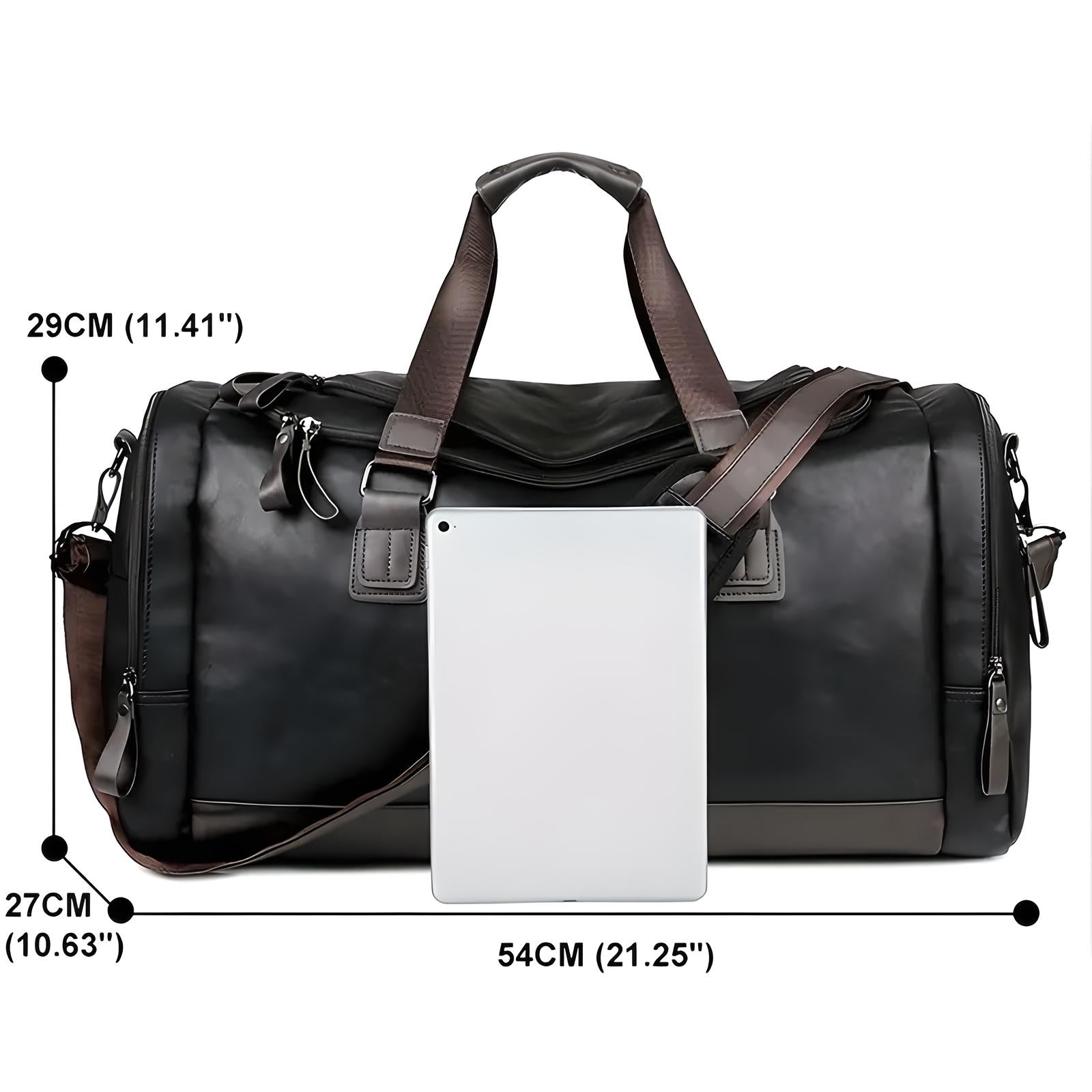 Classy Men’s Leather Duffle Bag