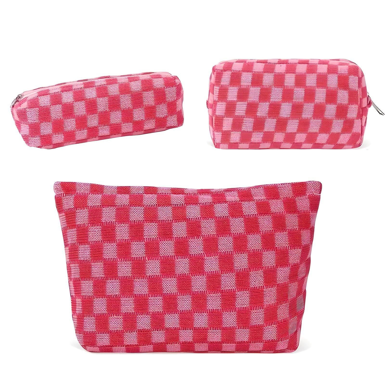 Jessica | 3-Piece Cosmetic Bag Set