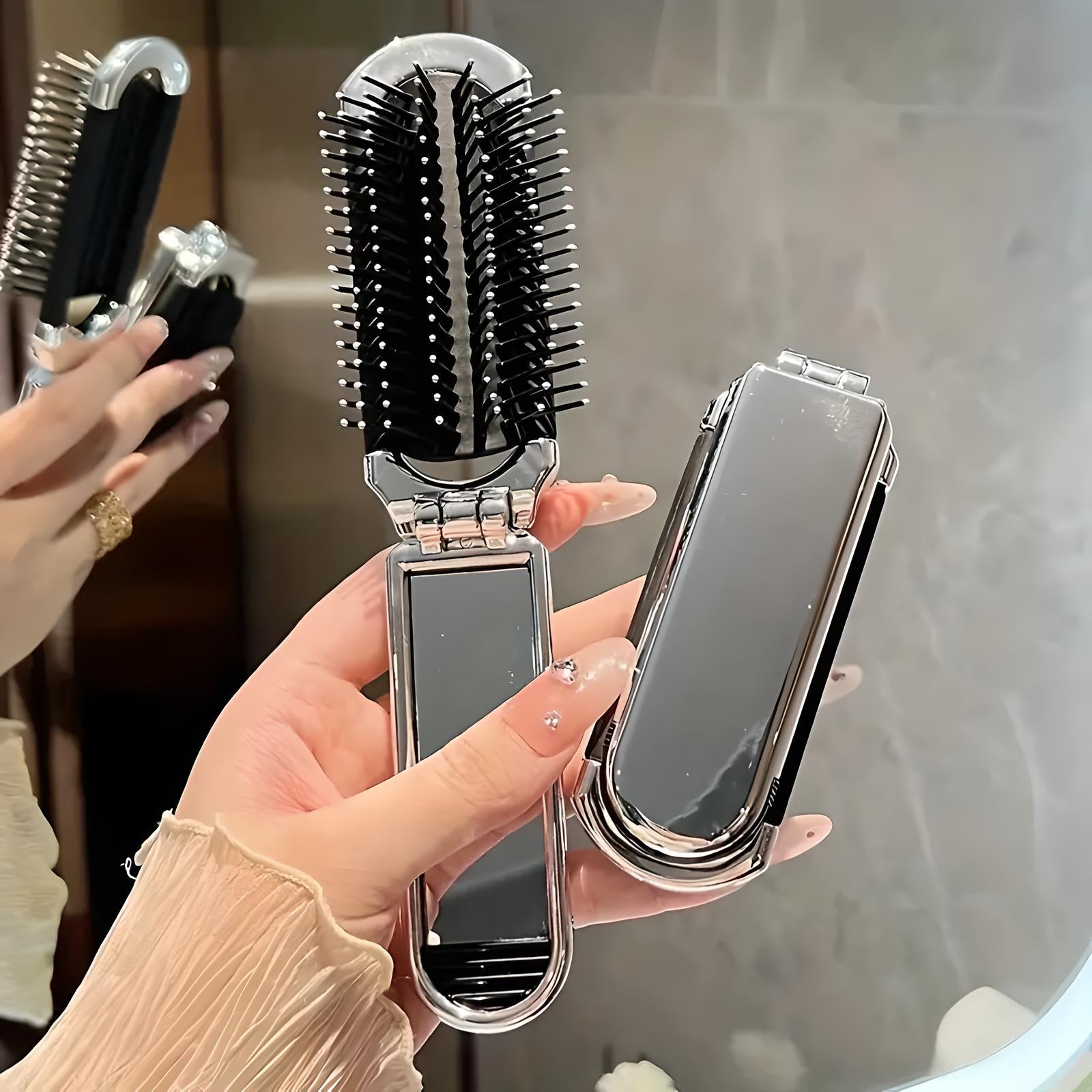 Folding Travel Comb With Mirror