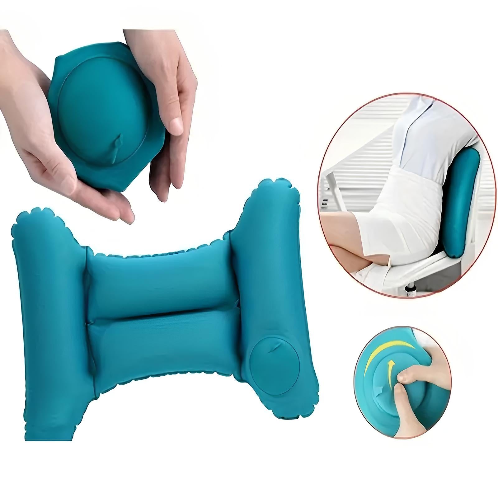 Inflatable Travel Back Support Pillow